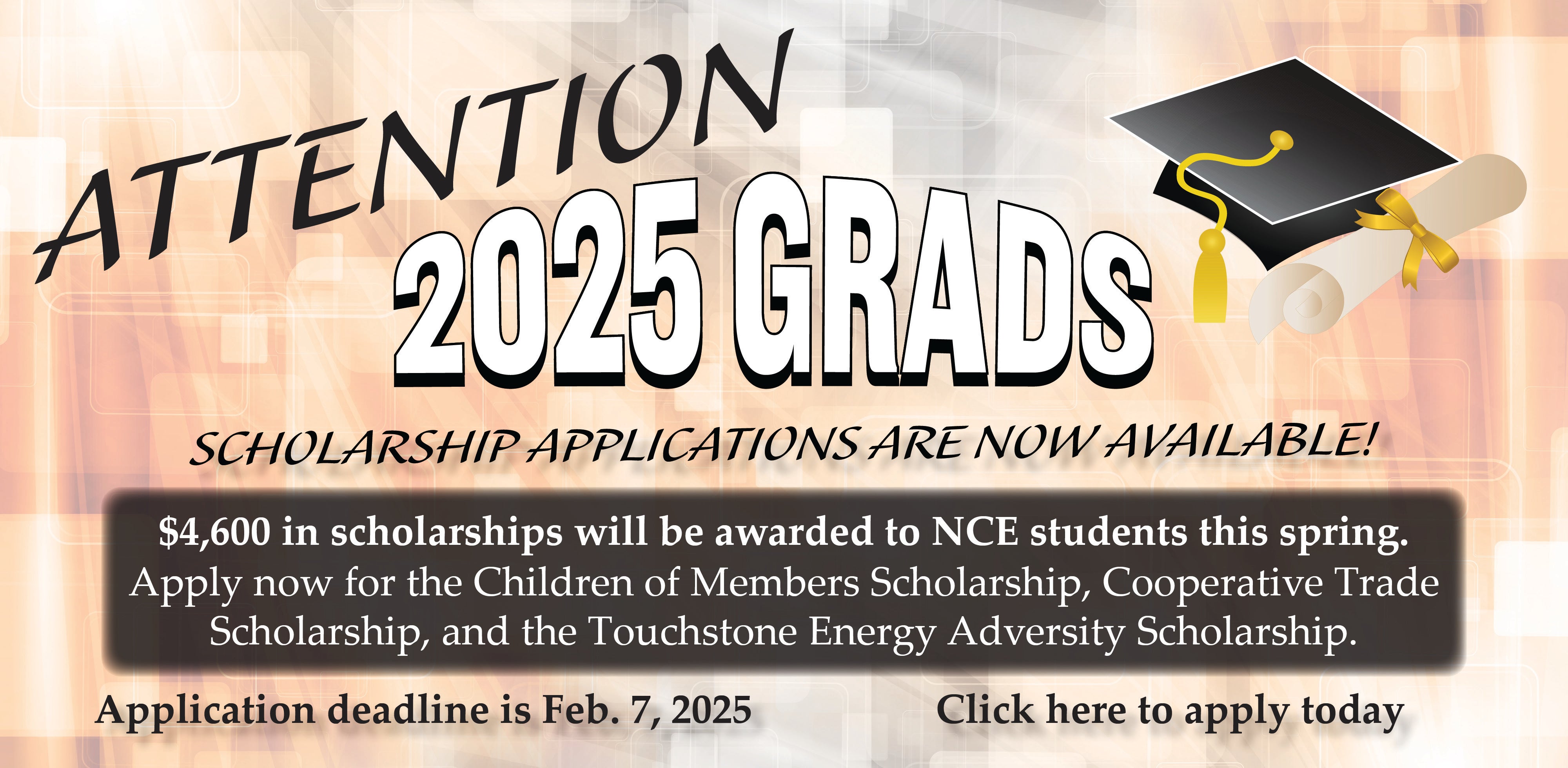 NCE 2025 Scholarships