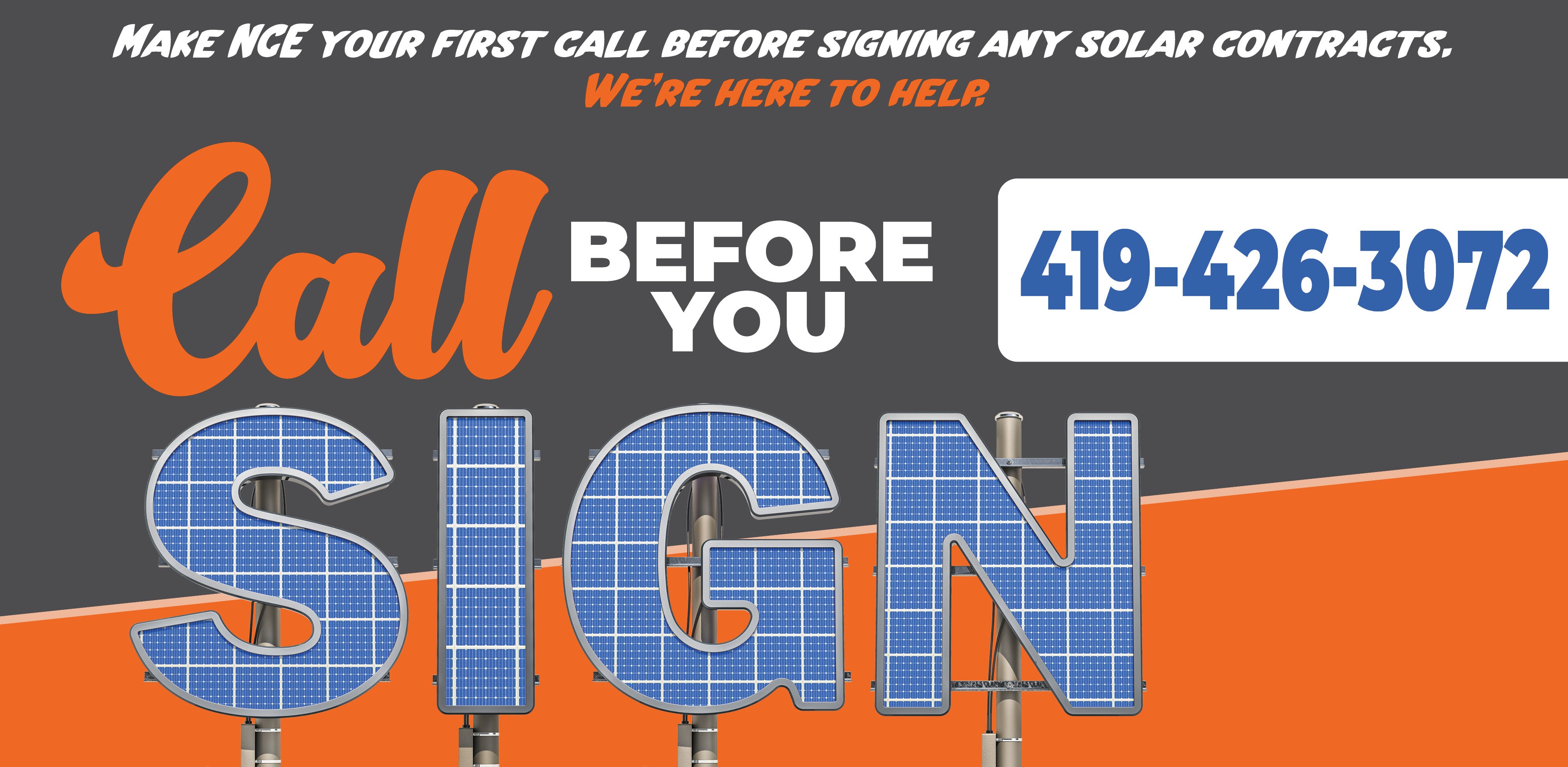 Call Before You Sign