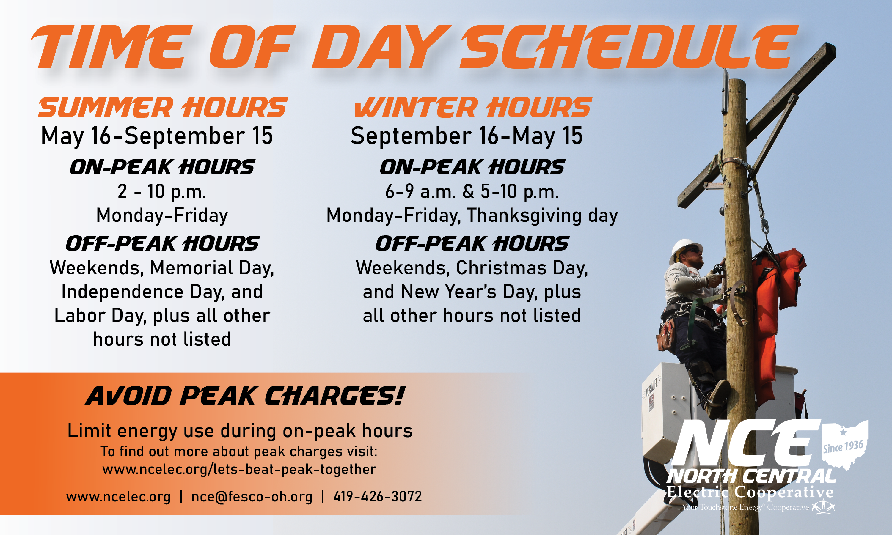 Time of Day Schedule Magnet Image
