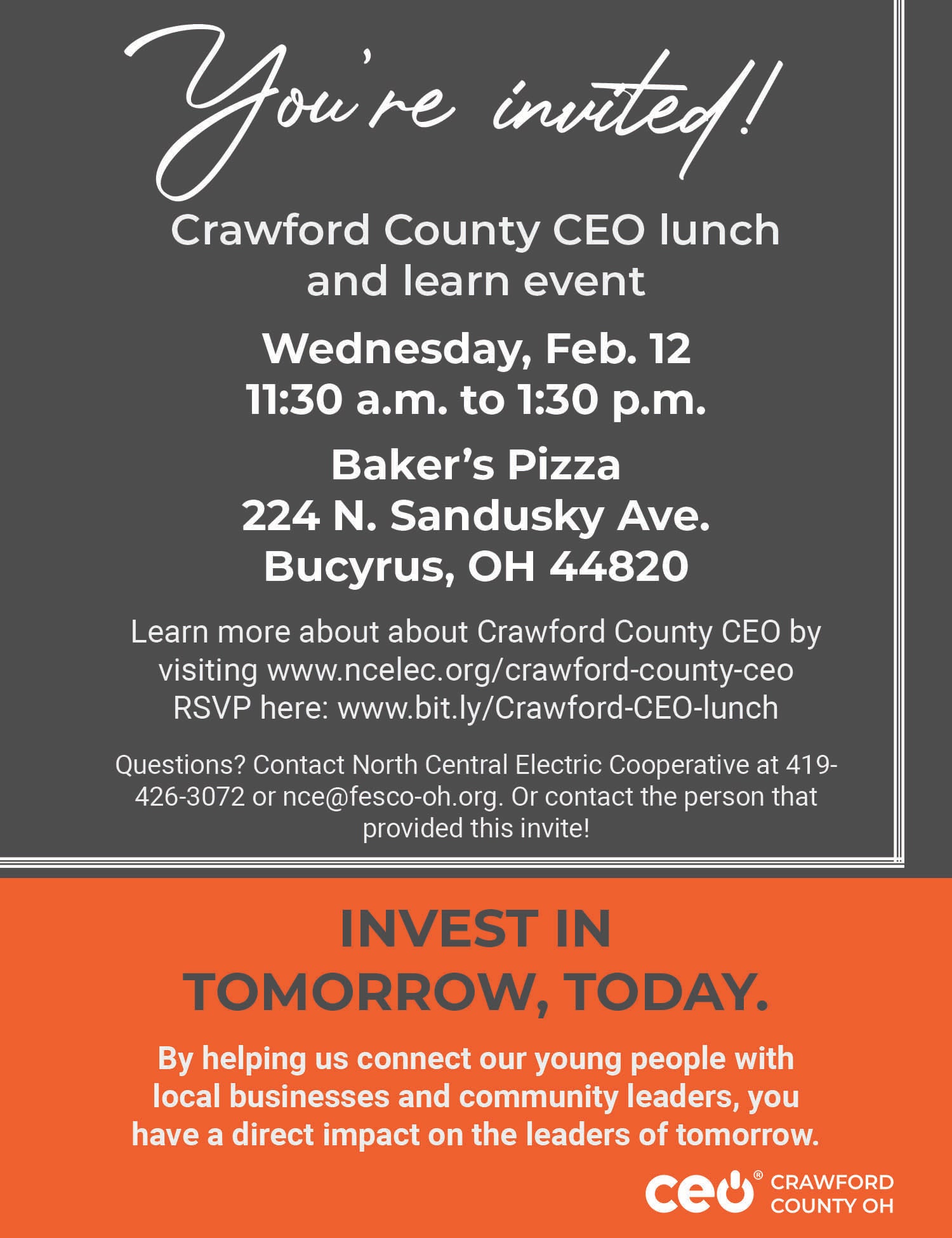 Crawford CEO Invite